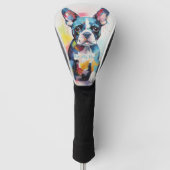 Super Niedlich Boston Terrier Dog Puppy 002 - Xeno Golf Headcover (Vorderseite)