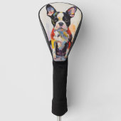 Super Niedlich Boston Terrier Dog Puppy 005 - Xeno Golf Headcover (Vorderseite)