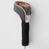 Super Niedlich Brown French Bulldog Golf Headcover (angewinkelt)