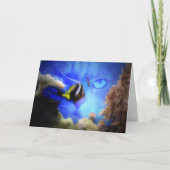 Super Niedlich Cat Funny Happy Birthday Card Karte (Vorderseite)