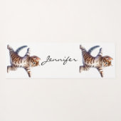 Super Niedlich Cat Yoga Mat Yogamatte (Rückseite (Horizontal))