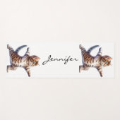 Super Niedlich Cat Yoga Mat Yogamatte (Vorderseite (Horizontal))