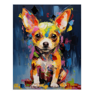 Super Niedlich Chihuahua Dog Puppy 005 - Xeno Luci Poster