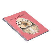 Super Niedlich Clever Bunny Notebook Notizblock (Rechte Seite)