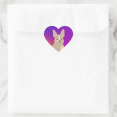 Super Niedlich Corgi Heart Sticker (Tasche)