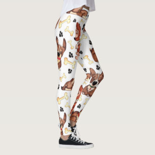 Super Niedlich Corgi Leggings