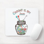 Super Niedlich "Crochet Is My Jam" Mousepad (Mit Mouse)