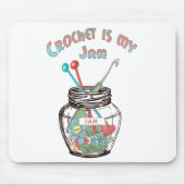 Super Niedlich "Crochet Is My Jam" Mousepad (Vorne)