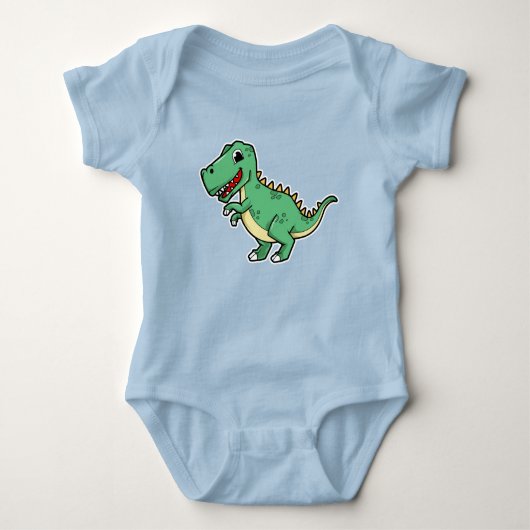Super Niedlich Dinosaurier Baby Strampler (Vorderseite)