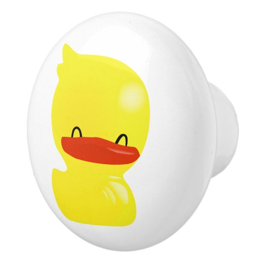 Super Niedlich Ducky White Keramik Knob Keramikknauf (Rechts)