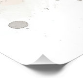 Super niedlich Engel schlafend Welpe Saint Bernard Poster (Ecke)