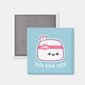 Super Niedlich Funny Tofu Magnet (Vorderseite/Rückseite)