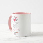 Super Niedlich für meine Liebe der Bestie-Freundsc Tasse (Vorderseite Links)