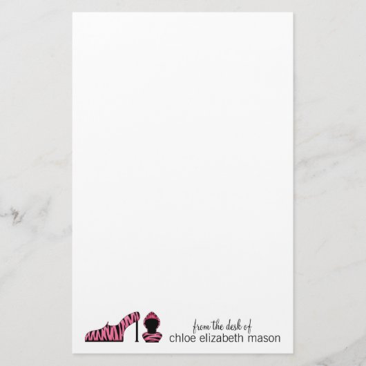 Super Niedlich Girly Stuff Stationery Briefpapier (Vorderseite)