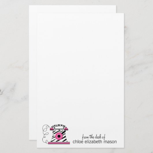 Super Niedlich Girly Stuff Stationery Briefpapier (Vorne/Hinten)