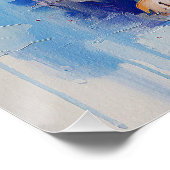 Super Niedlich Golden Retriever Dog Puppy 004 - Xe Poster (Ecke)