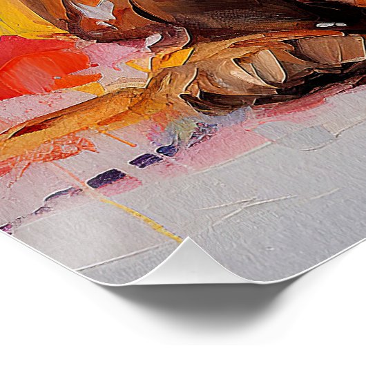 Super Niedlich Goldendoodle Dog Welpe 004 - Xeno L Poster (Ecke)