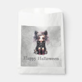 Super Niedlich Gothic Girl Happy Halloween Geschenktütchen (Vorderseite)
