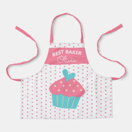 Super Niedlich Head Baker farbenfroh Cupcake Backe Schürze