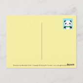 Super Niedlich Kawaii Animal Mascots Postkarte (Rückseite)
