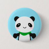 Super Niedlich Kawaii Panda Button (Vorderseite)