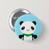Super Niedlich Kawaii Panda Button (Vorne & Hinten)