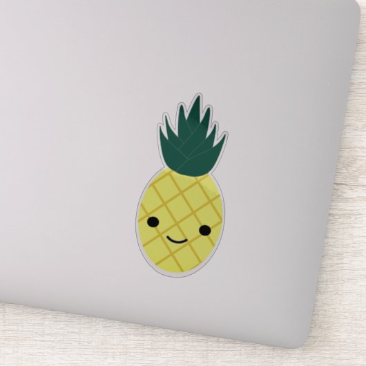 Super Niedlich Kawaii Pineaple Aufkleber (Detail)