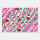 Super niedlich Kawaii Sushi Geschenkpapier Set (Vorderseite)