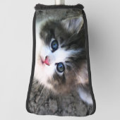 Super Niedlich Kitten Cat Foto Golf Headcover (Rotieren 90)