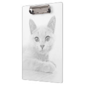 SUPER NIEDLICH Kitten Cat Portrait Klemmbrett (Links)