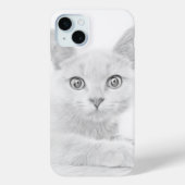 SUPER NIEDLICH Kitten Portrait Foto Case-Mate iPhone Hülle (Rückseite)