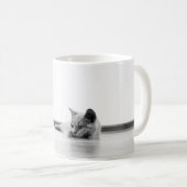 SUPER NIEDLICH Kitten Portrait Kaffeetasse (VorderseiteRechts)
