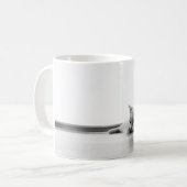 SUPER NIEDLICH Kitten Portrait Kaffeetasse (Vorderseite Links)