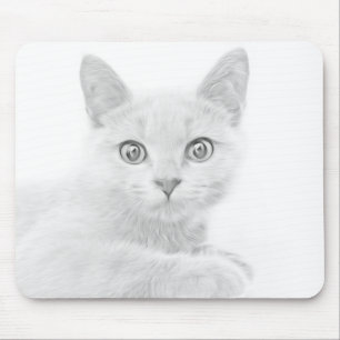 SUPER NIEDLICH Kitten Portrait Mousepad