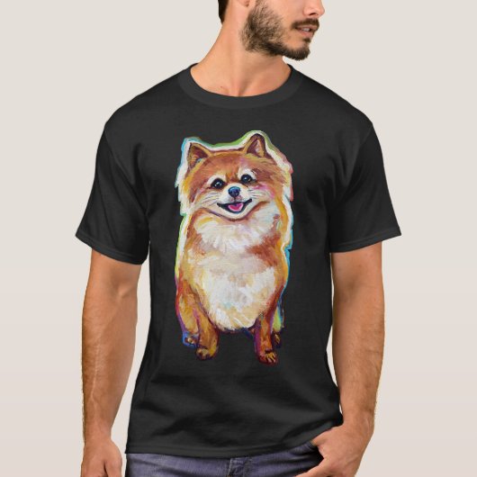 Super Niedlich Lächeln Spitz T-Shirt (Vorderseite)