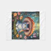 Super Niedlich Light Cat Sticker Fleecedecke (Vorderseite (Horizontal))
