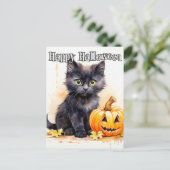 Super Niedlich Little Kitty Cat Postkarte (Stehend Vorderseite)