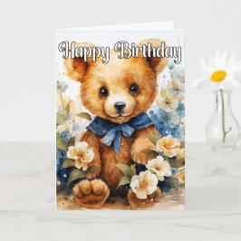 Super Niedlich Little Teddy Bear Karte