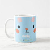 Super Niedlich Pink Bunny Face Kaffeetasse (Links)