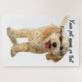 Super Niedlich Poodle Dog Puzzle (Horizontal)