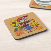 Super Niedlich Scarecrow Getränkeuntersetzer (Linke Seite)