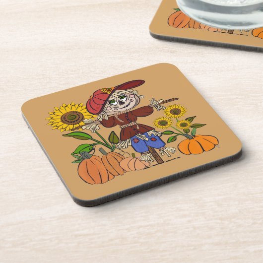 Super Niedlich Scarecrow Getränkeuntersetzer (Linke Seite)