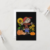 Super Niedlich Scarecrow Karte (Vorderseite/Rückseite Beispiel)