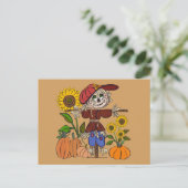 Super Niedlich Scarecrow Postkarte (Stehend Vorderseite)