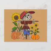 Super Niedlich Scarecrow Postkarte (Vorderseite)