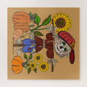 Super Niedlich Scarecrow Puzzle (Horizontal)