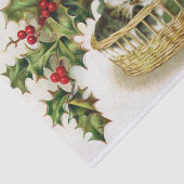 Super Niedlich schlafende Weihnachtskätzchen in ei Seidenpapier (Ausschnitt)