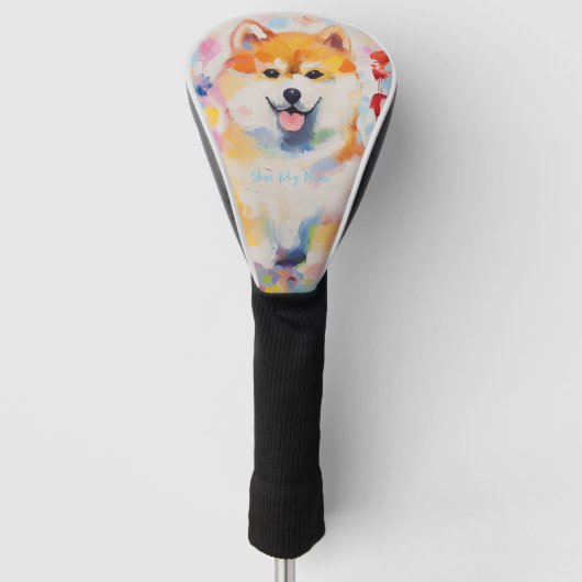 Super Niedlich Shiba Inu Dog Puppy 001 - Xeno Luci Golf Headcover (Vorderseite)