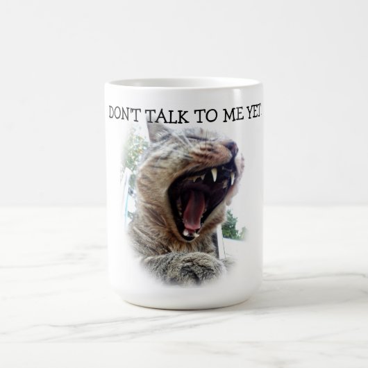 Super-Niedlich "sprechen Sie nicht mit mir noch!" Kaffeetasse (Mittel)