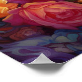 Super niedlich Unicorn Party Poster (Ecke)